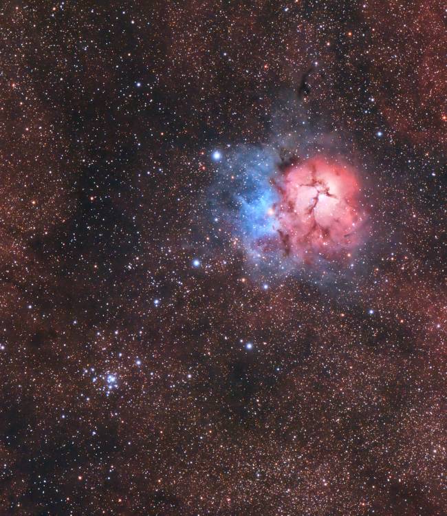 2021-07-04_Trifid_1h36m_2 Trifid Nebula